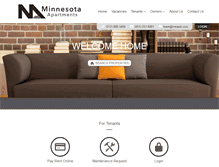 Tablet Screenshot of mnapts.com